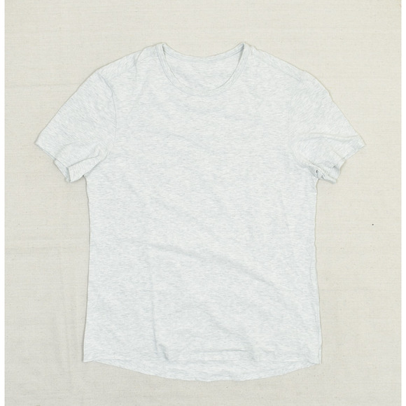 Lululemon Men's Tee Short Sleeve Crew Neck Gym Workout Polyester Gray Size M - Picture 1 of 8